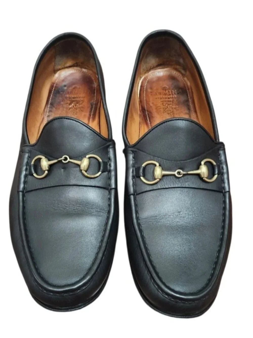 Carmina Shoemaker 80746 XIM Black Horsebit Loafers UK 11.5/US 12.5